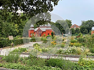 Exhibition pavilion in the Botanical Garden of the Faculty of Science, University of Zagreb - Croatia photo